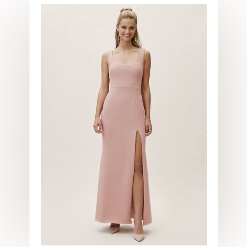 BHLDN Katie May Lucy Gown- bridesmaid dress - pink